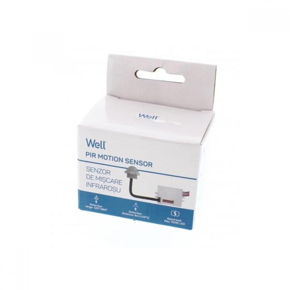 Ανιχνευτής Κίνησης ΜΙΝΙ DIP IP20/IP65 Well SENS-PIR-D04-WL